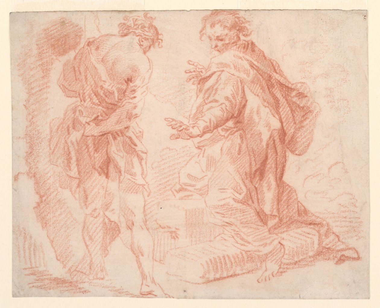 Stående og knæstående figurer af Giovanni Paolo Panini