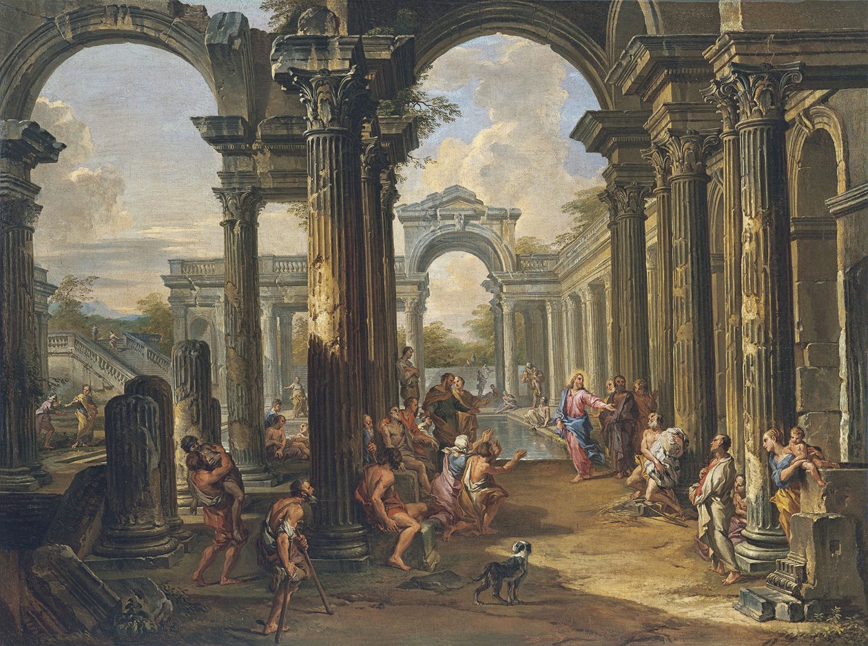 Poolen i Bethesda af Giovanni Paolo Pannini