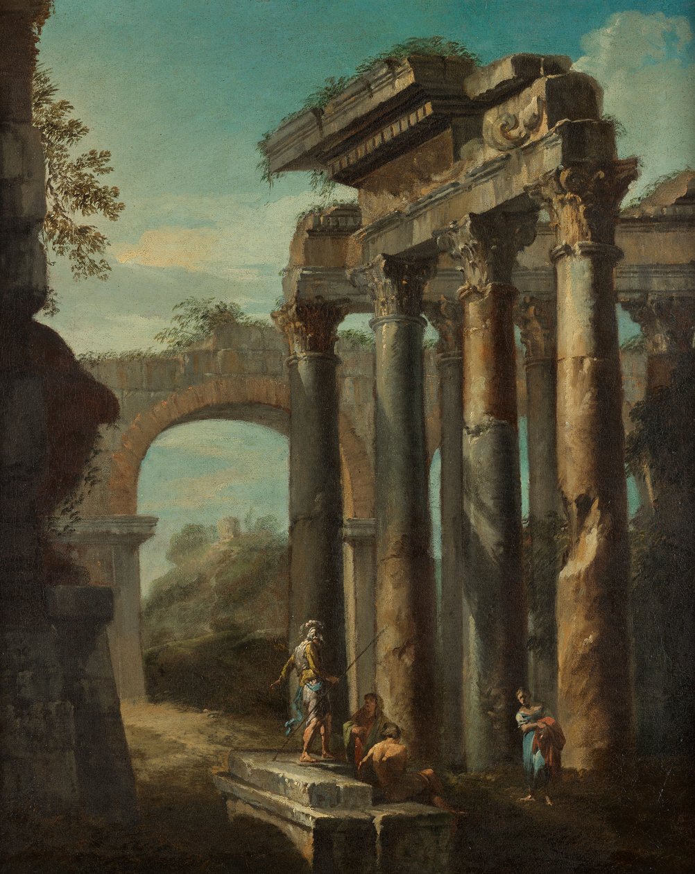 romerske ruiner af Giovanni Paolo Pannini