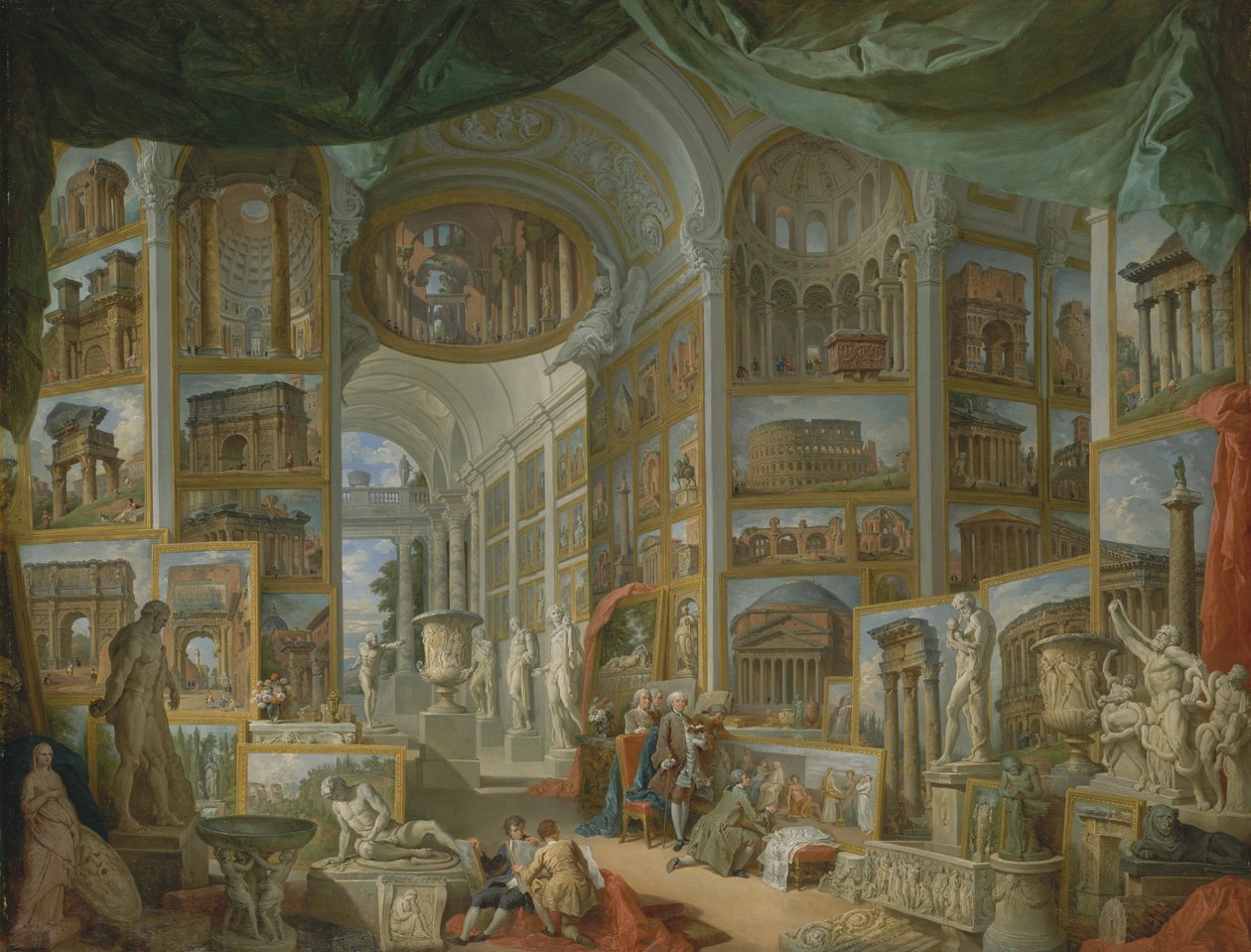 Det gamle Rom, 1757. af Giovanni Paolo Pannini