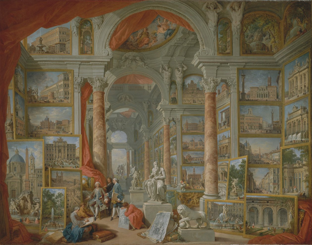 Moderne Rom af Giovanni Paolo Pannini