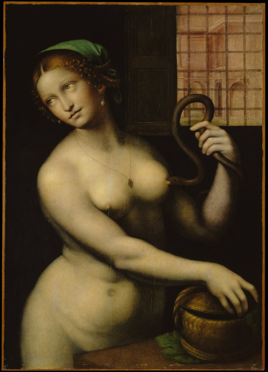 Kleopatra af Giovanni Pietro Rizzoli (attr. to) Giampietrino