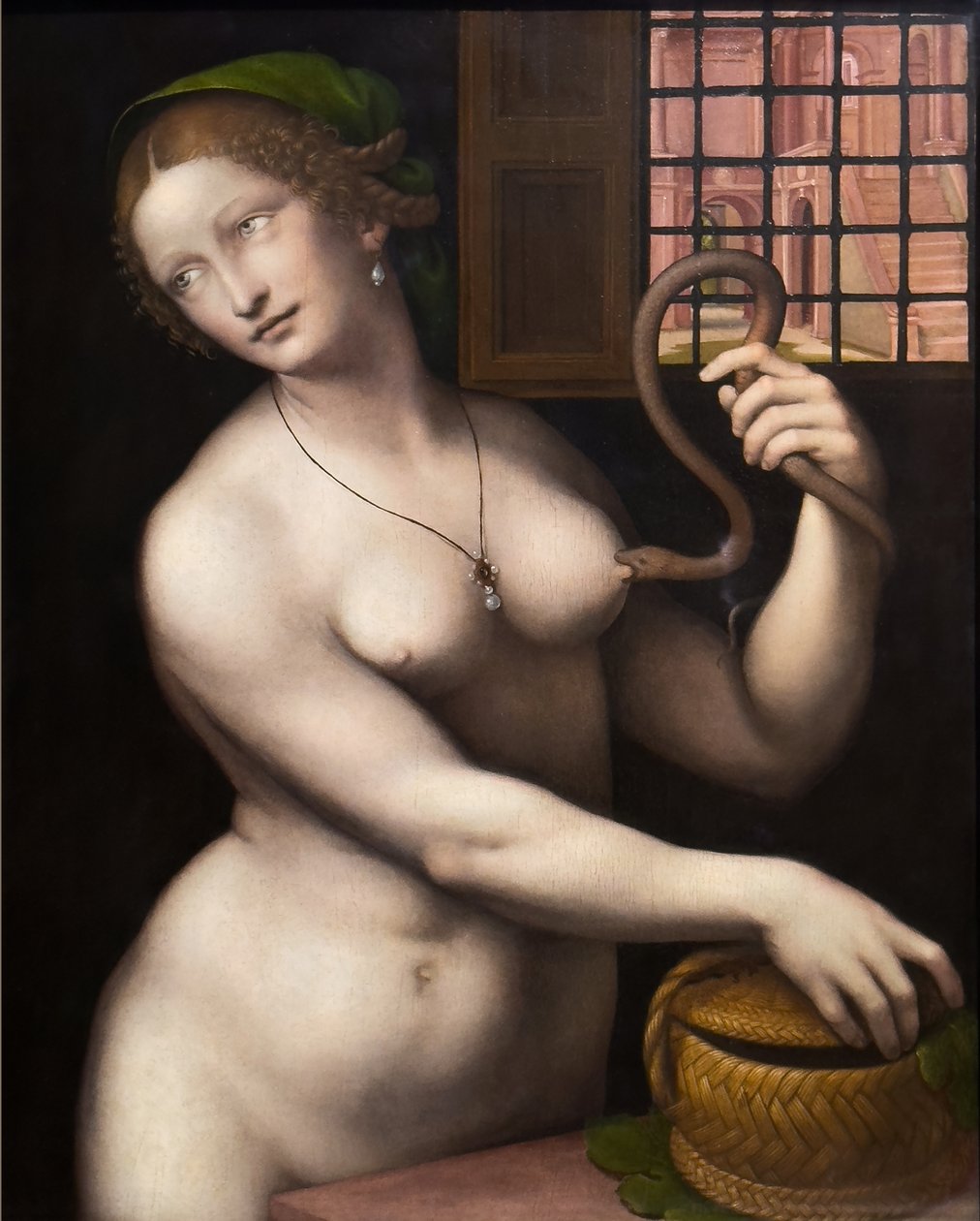 Kleopatras død af Giovanni Pietro Rizzoli Giampietrino