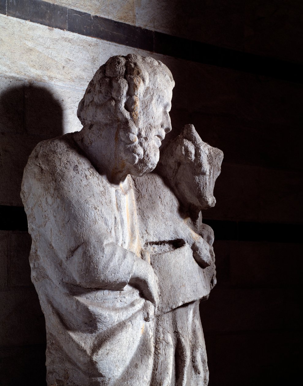 Evangelisten Luke (Marmorskulptur, ca. 1306) af Giovanni Pisano