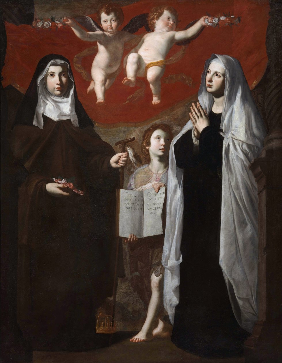 Sankt Elizabeth af Ungarn (Sankt Elizabeth af Ungarn eller Thüringen af Giovanni Ricca
