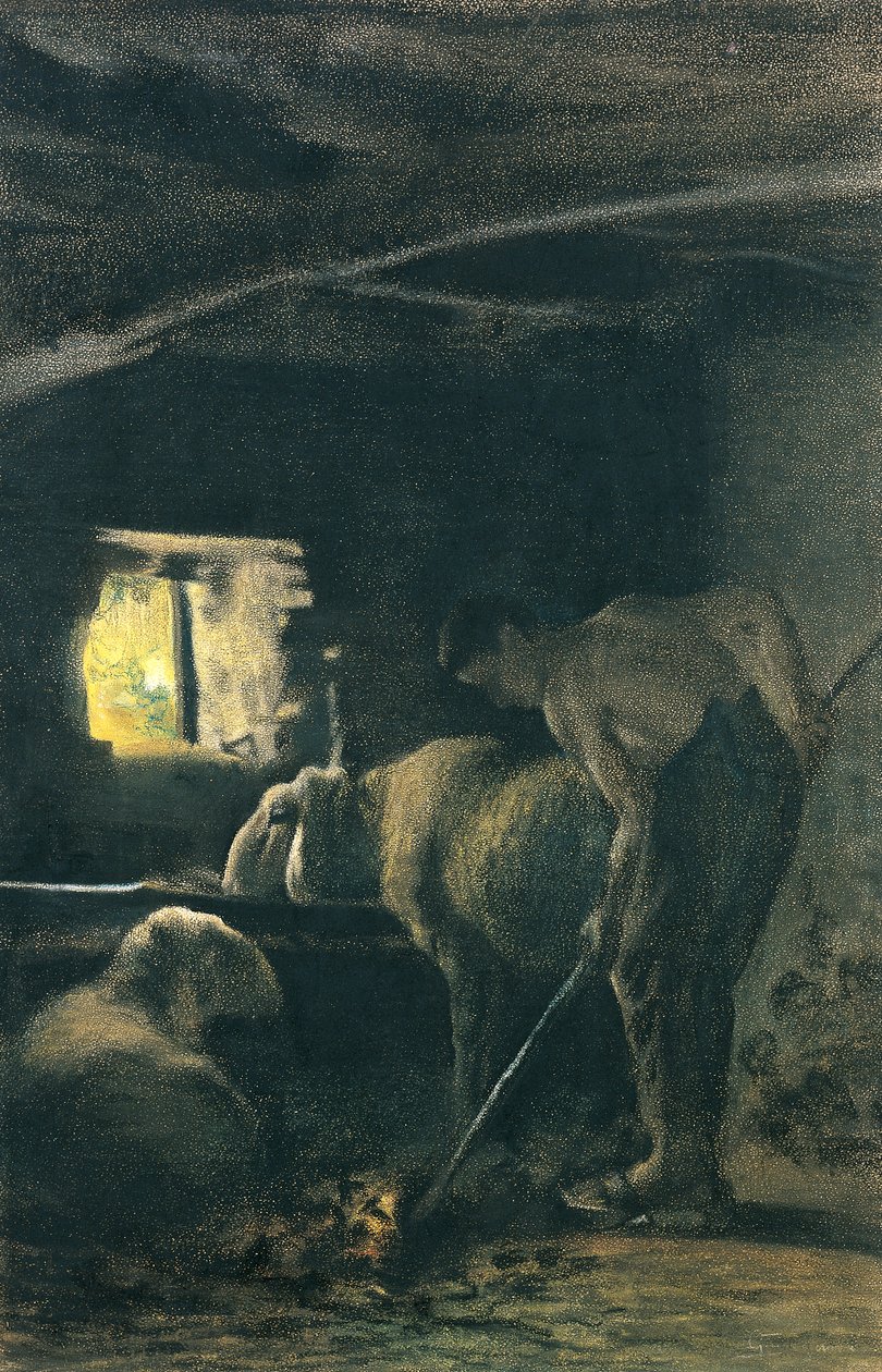I stald af Giovanni Segantini