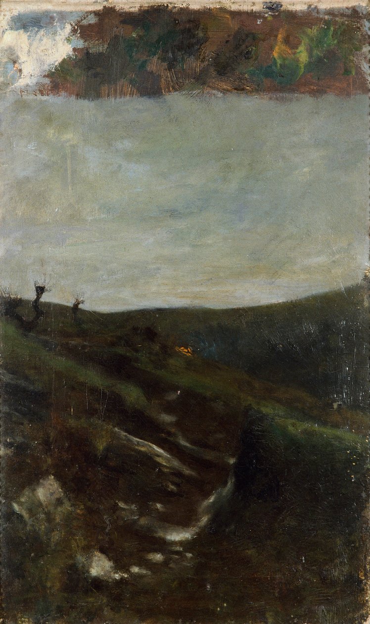 Landskab nær Milano af Giovanni Segantini