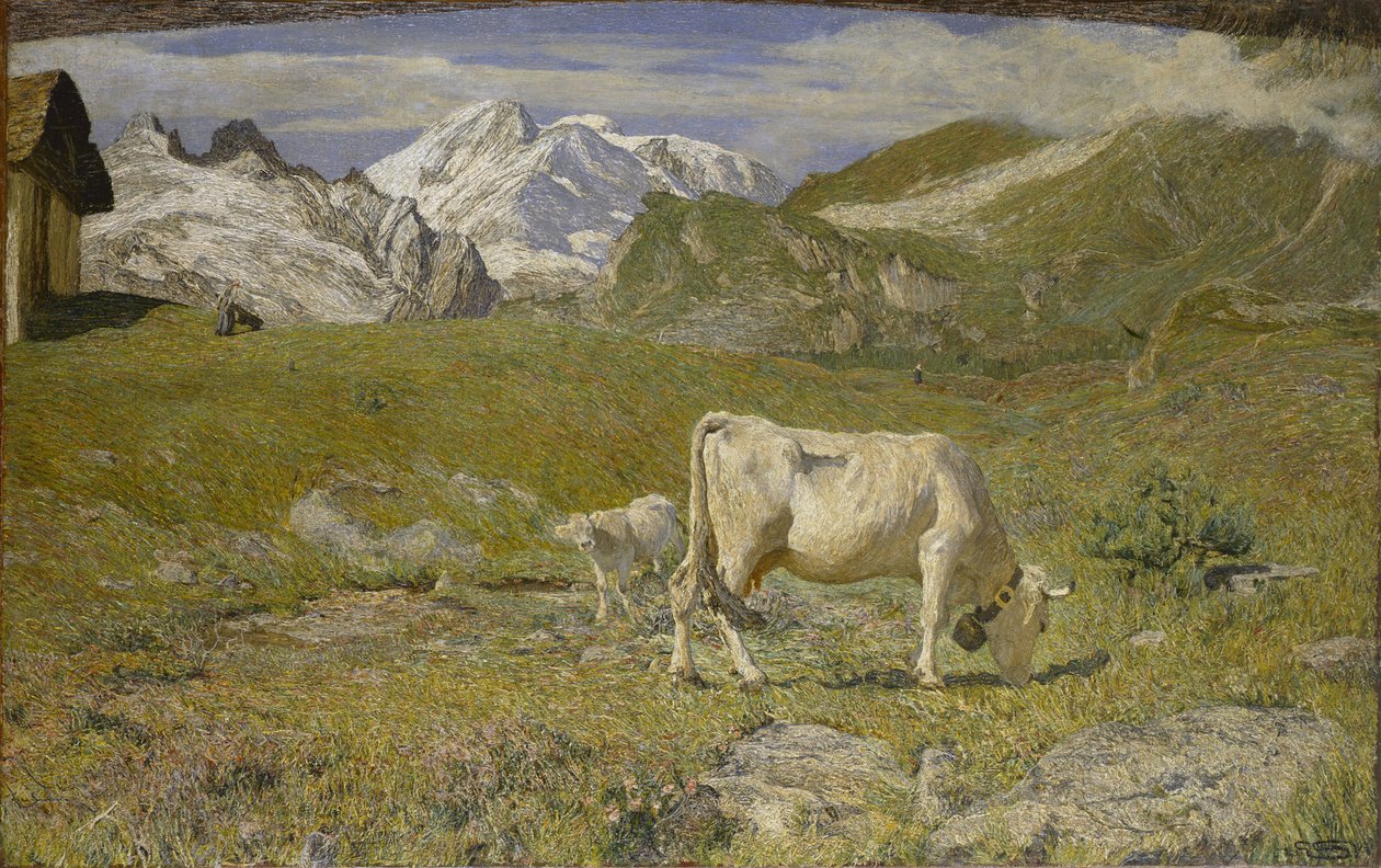 Spring Græsgange Spring Græsgange, 1896. af Giovanni Segantini
