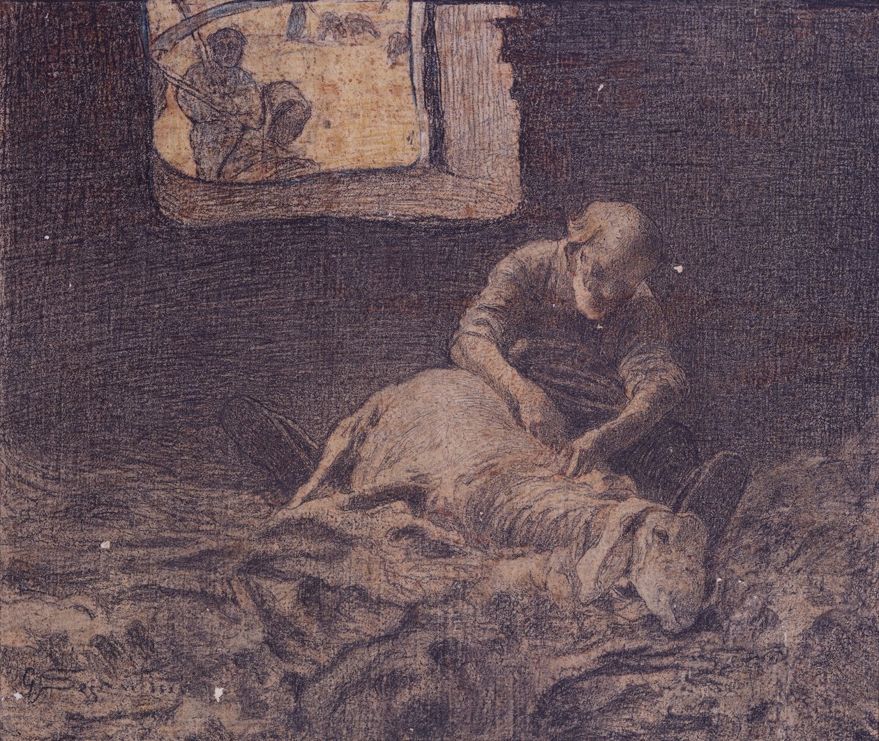 Fåreklipperen af Giovanni Segantini