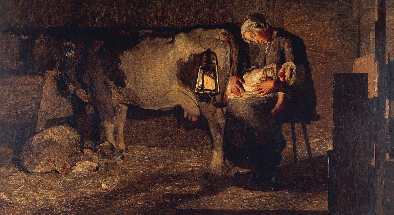 To mødre af Giovanni Segantini