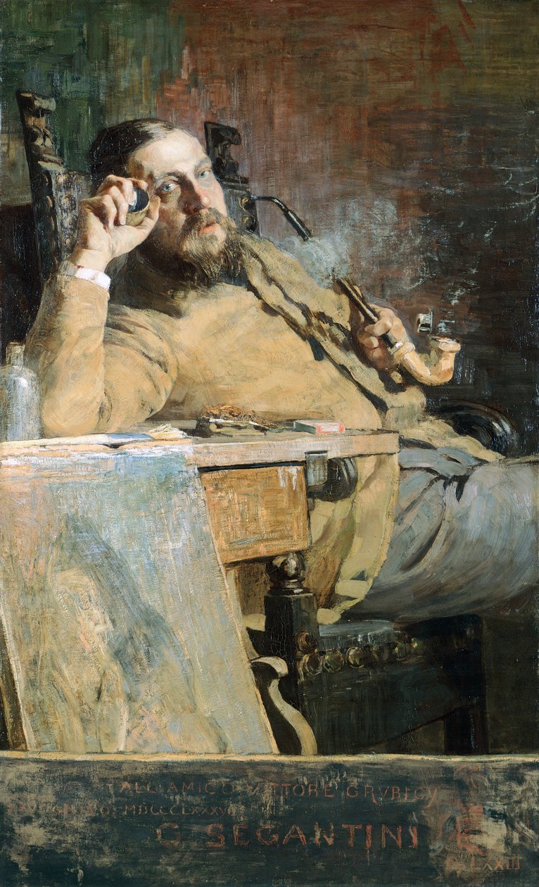 Vittorio Grubicy de Dragon, af Giovanni Segantini af Giovanni Segantini