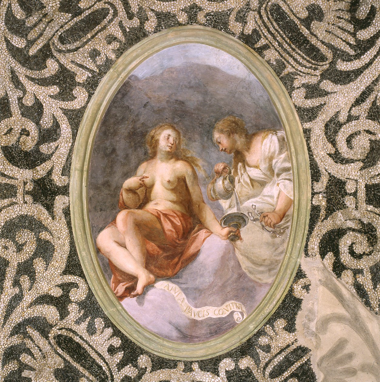 Kvindefigurer, hulens loft af Giovanni Stefano Danedi