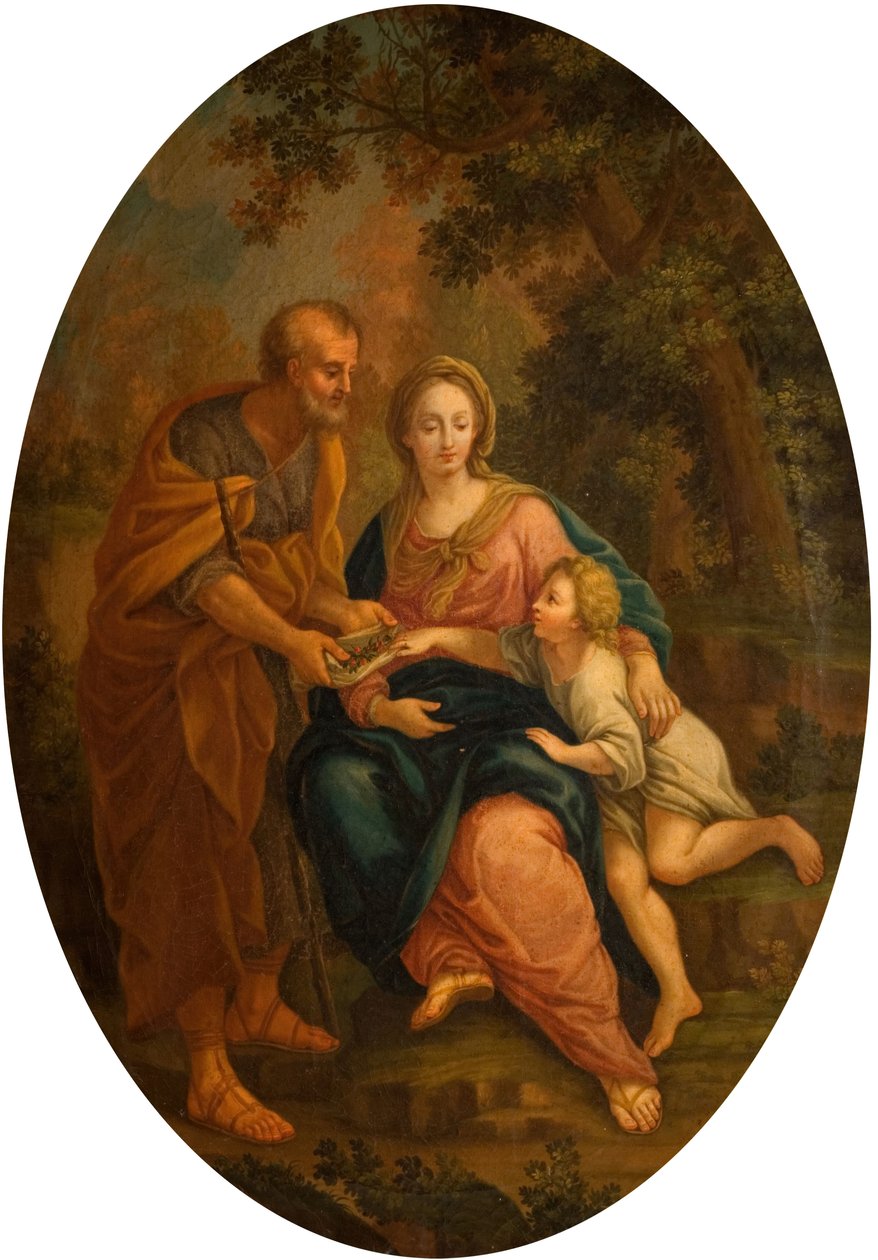 Den hellige familie, 1720. af Giovanni Stefano Robatto