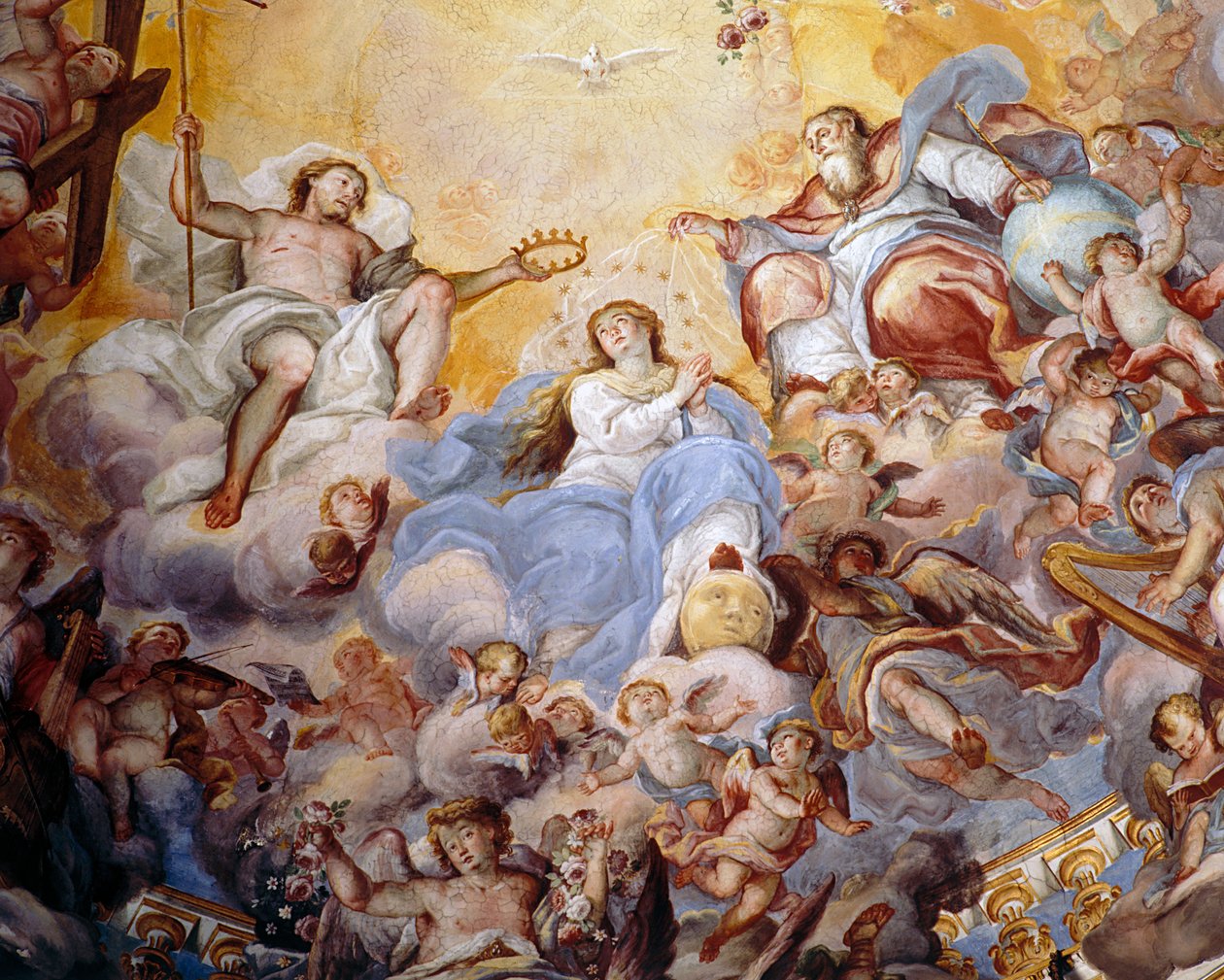 Jomfruens kroning, 1725 af Giovanni Tuccari