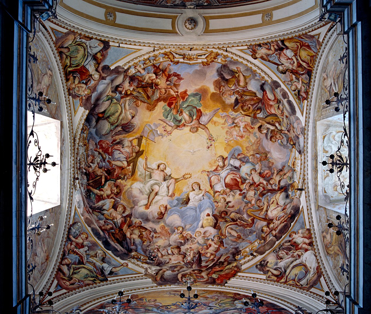 Jomfruens kroning, 1725 af Giovanni Tuccari