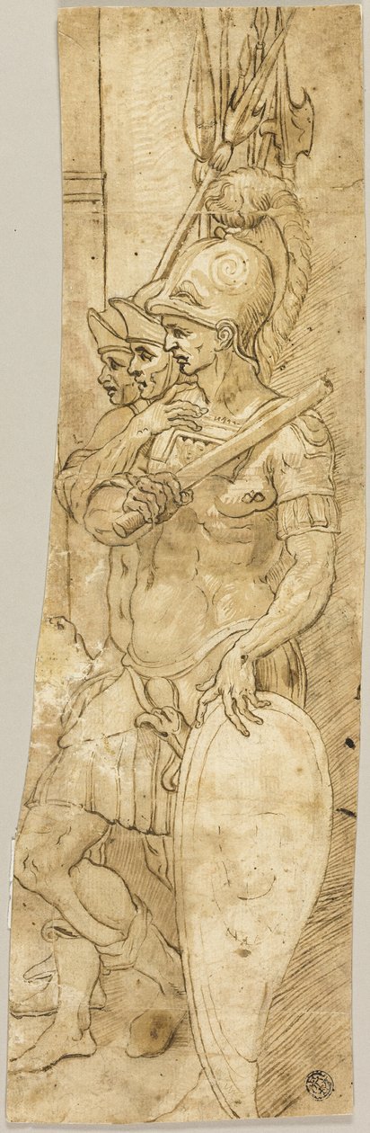 Tre romerske soldater af Giovanni da Bologna