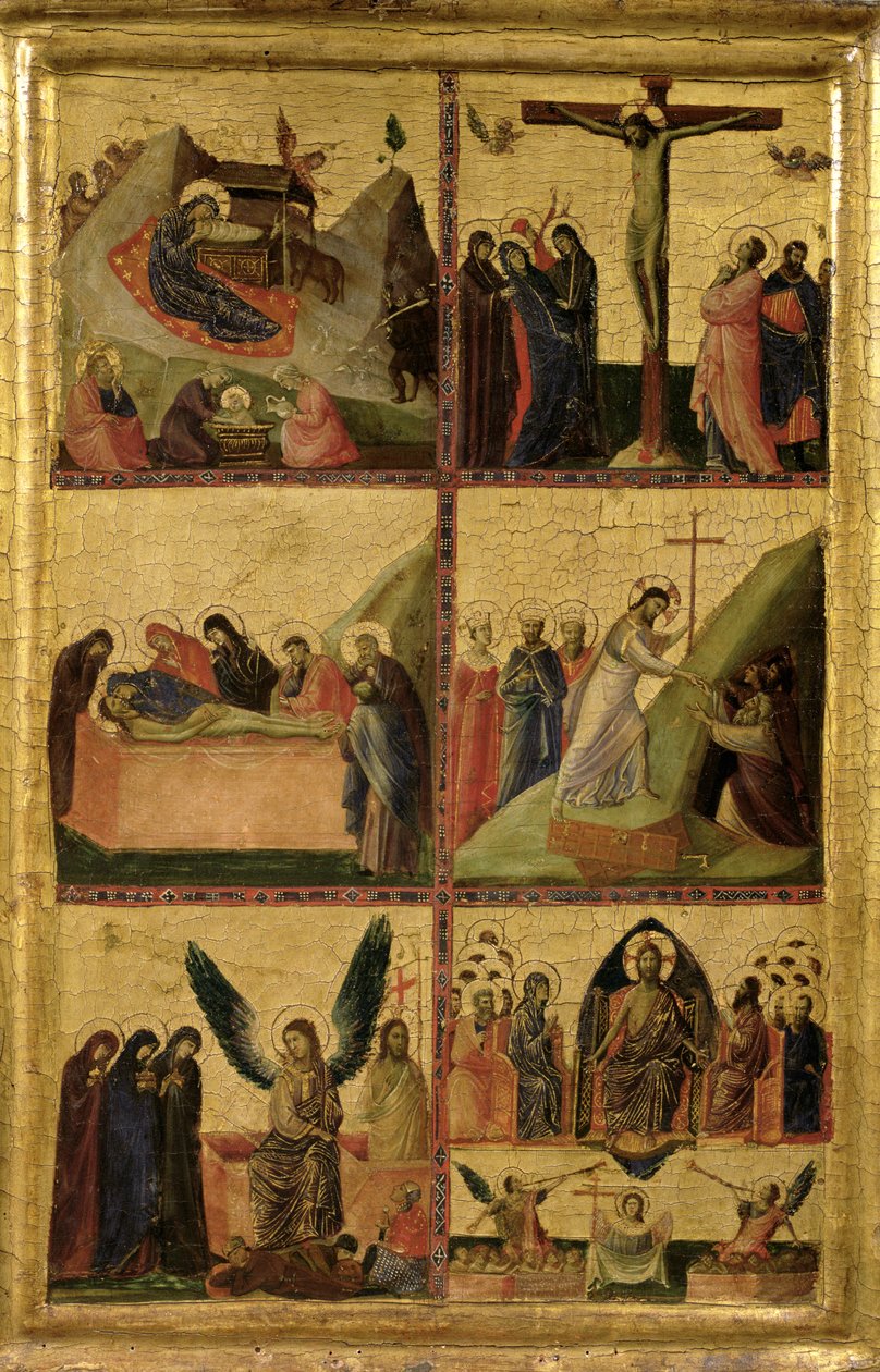 Scener fra passionen af Giovanni da Rimini