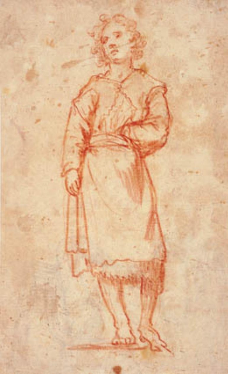 Stående pige af Giovanni da San Giovanni