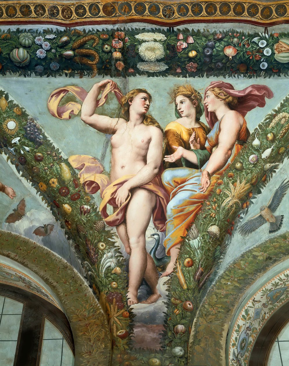 Venus, Ceres og Juno, 1517. af Giovanni da Udine