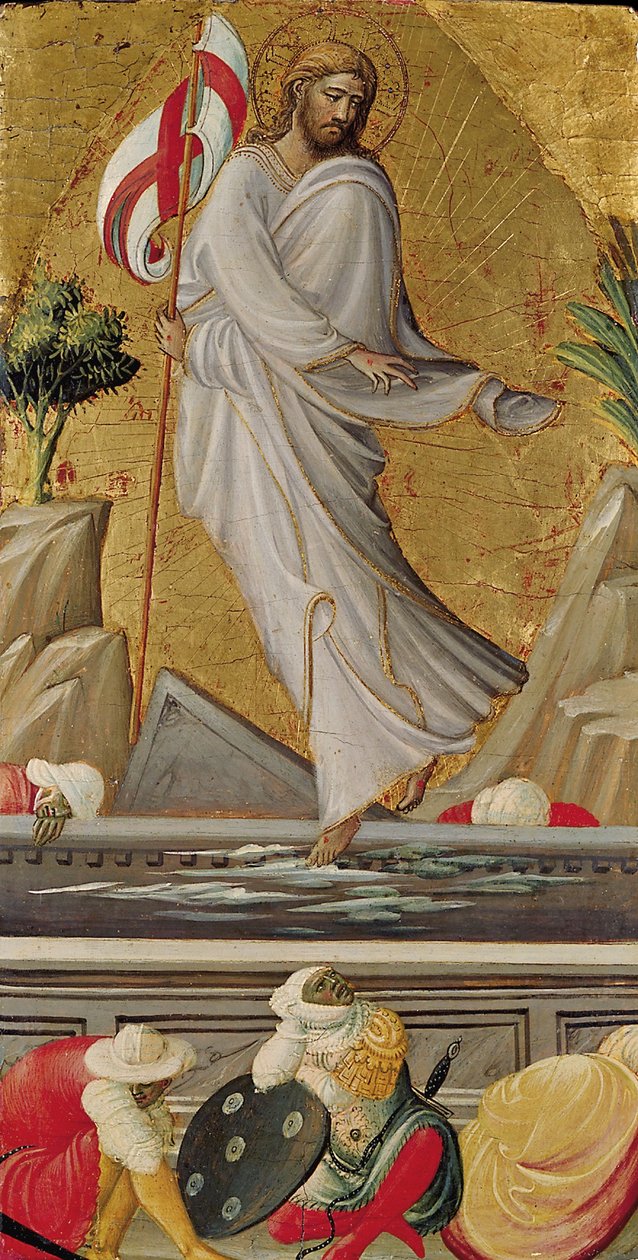Kristi opstandelse (tempera på panel) af Giovanni dal Ponte