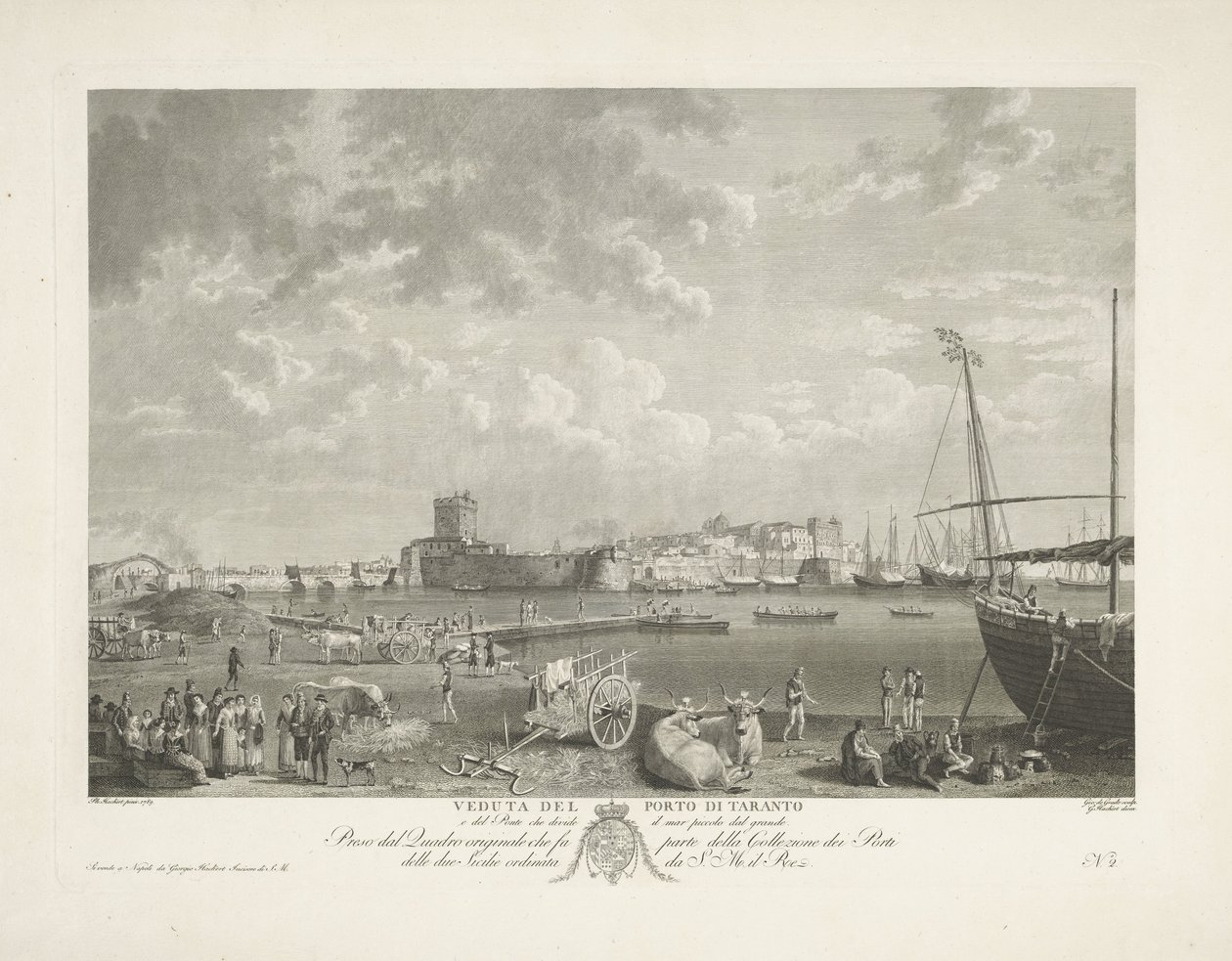 Taranto Havn af Giovanni de Grado