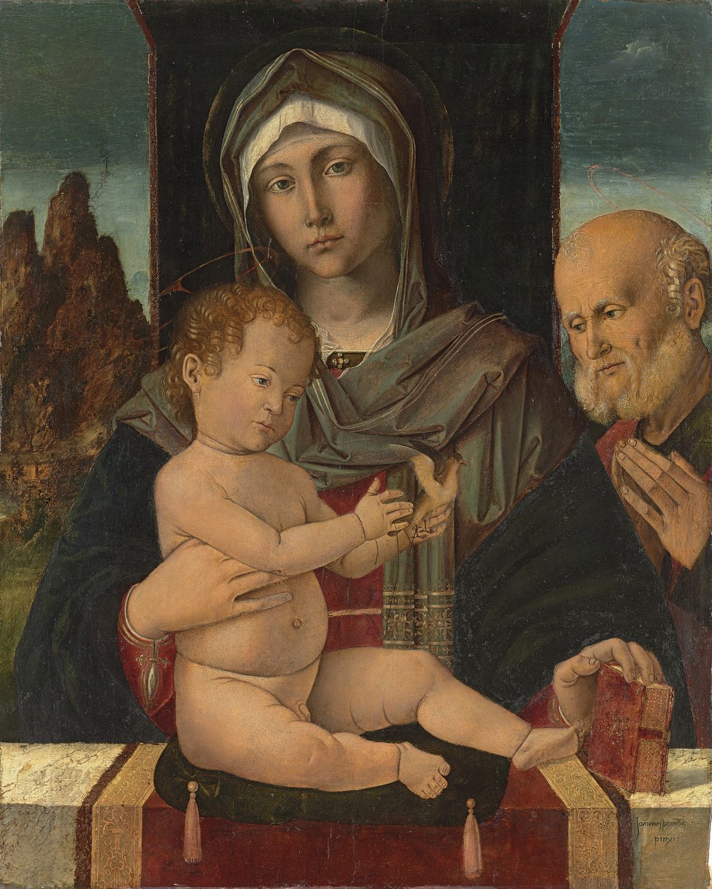 Den hellige familie af Giovanni de Vajenti Speranza
