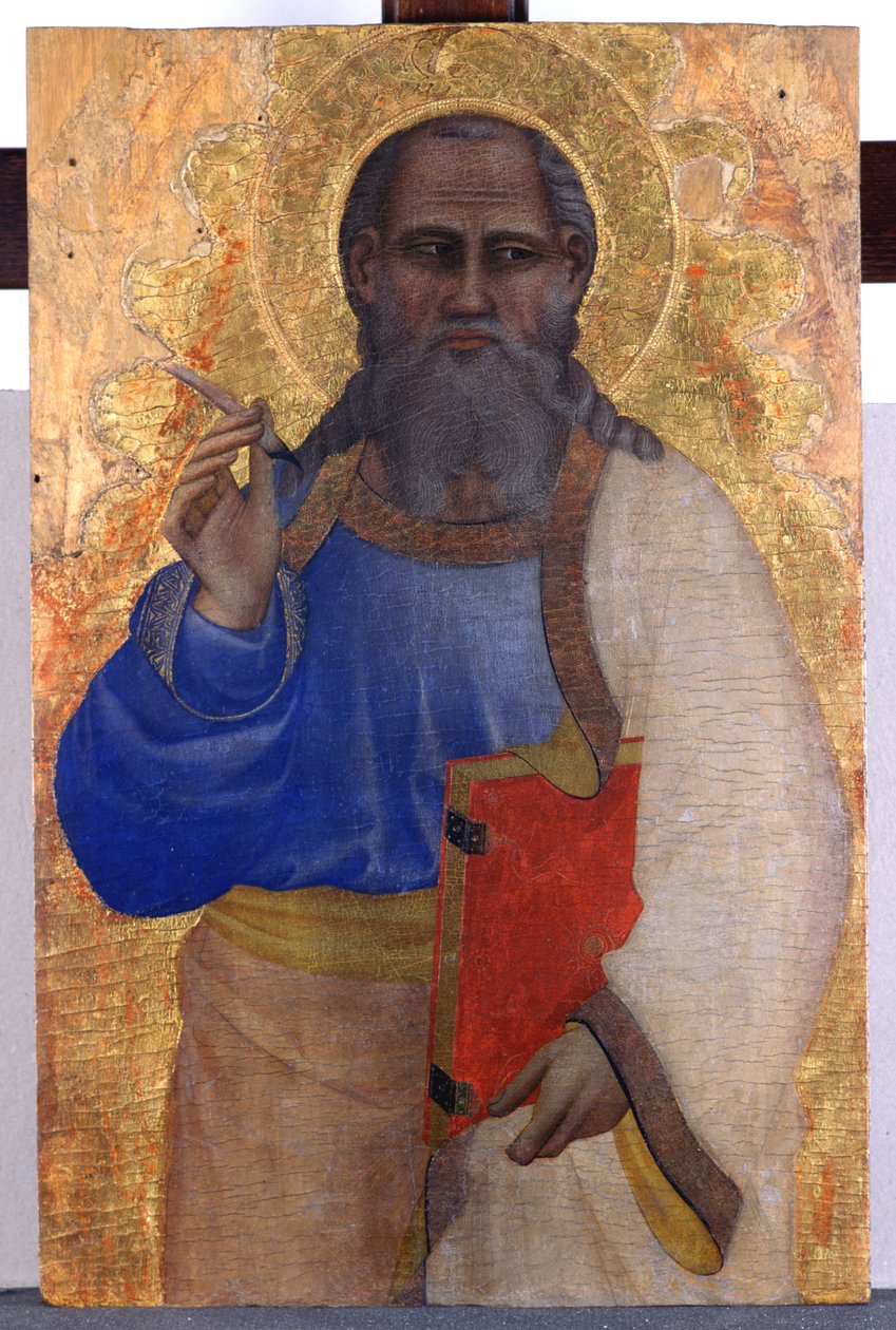 Johannes evangelisten, ca. 1365 (tempera på poppeltræ) af Giovanni del Biondo dal Casentino