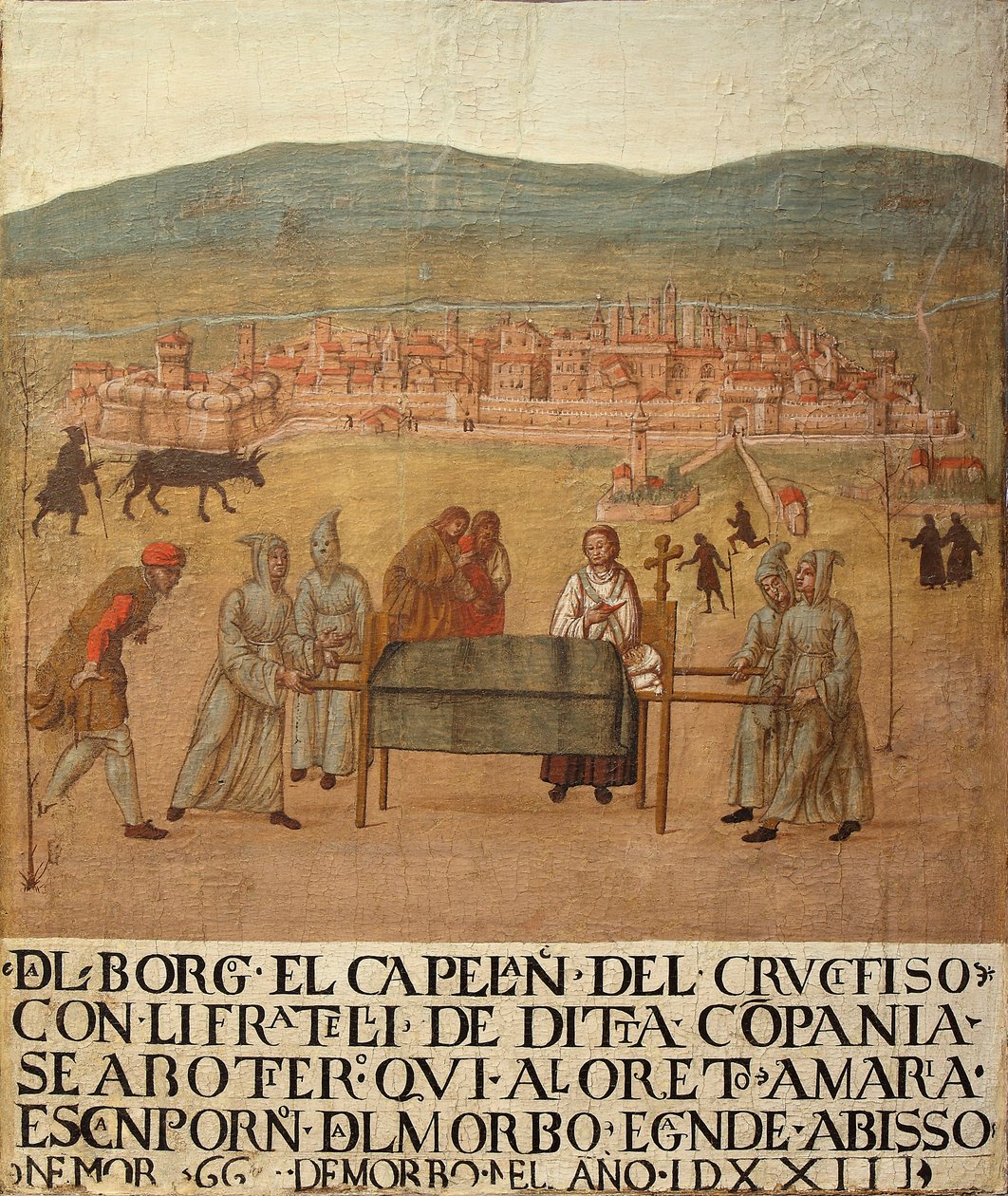 Pilgrimsrejse fra Compagnia del Crocifisso til Loreto, første halvdel af det 16. af Giovanni del Leone