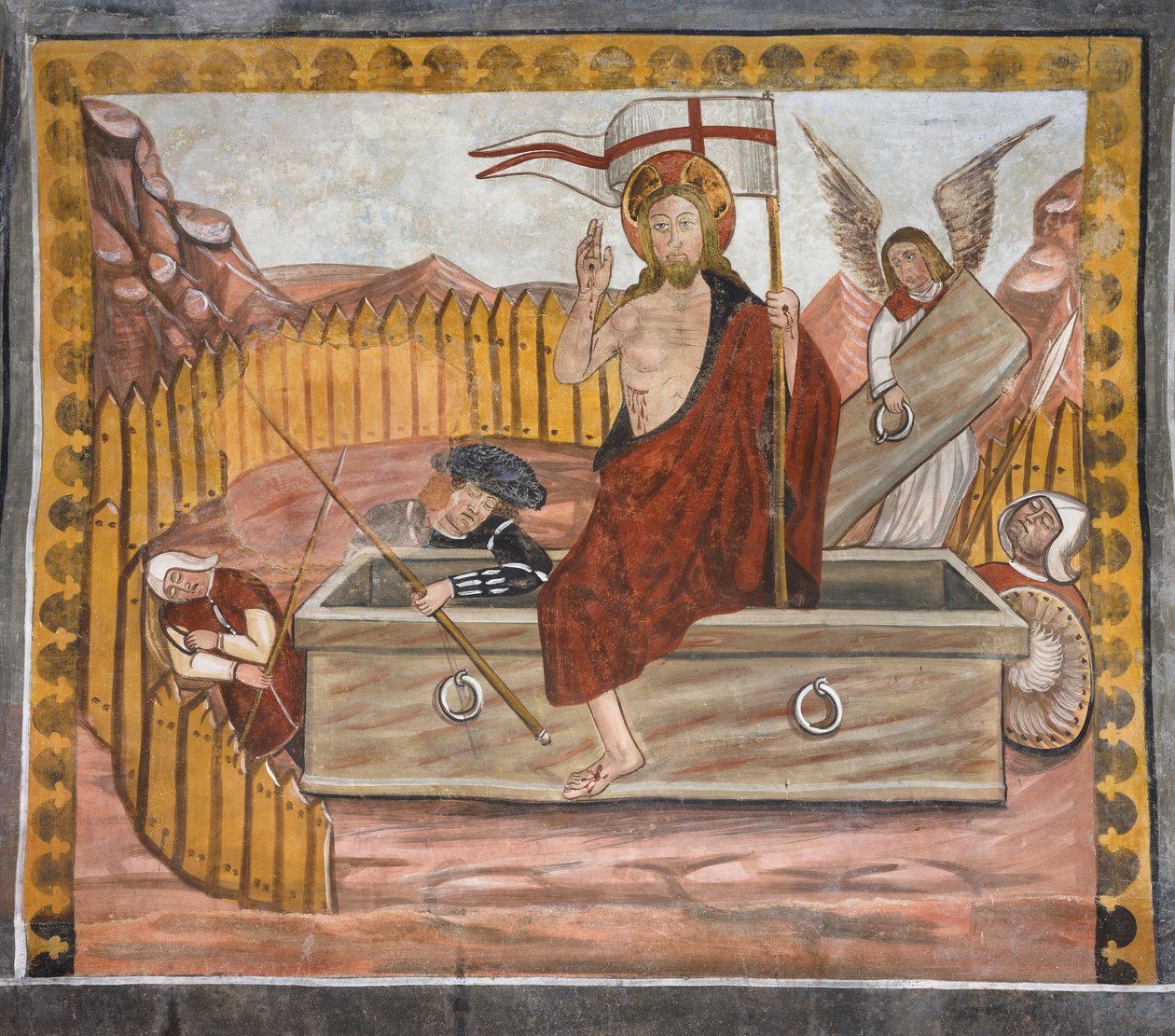 Historier om Kristi lidelseshistorie: Jesu opstandelse af Giovanni di Cherasco Botoneri