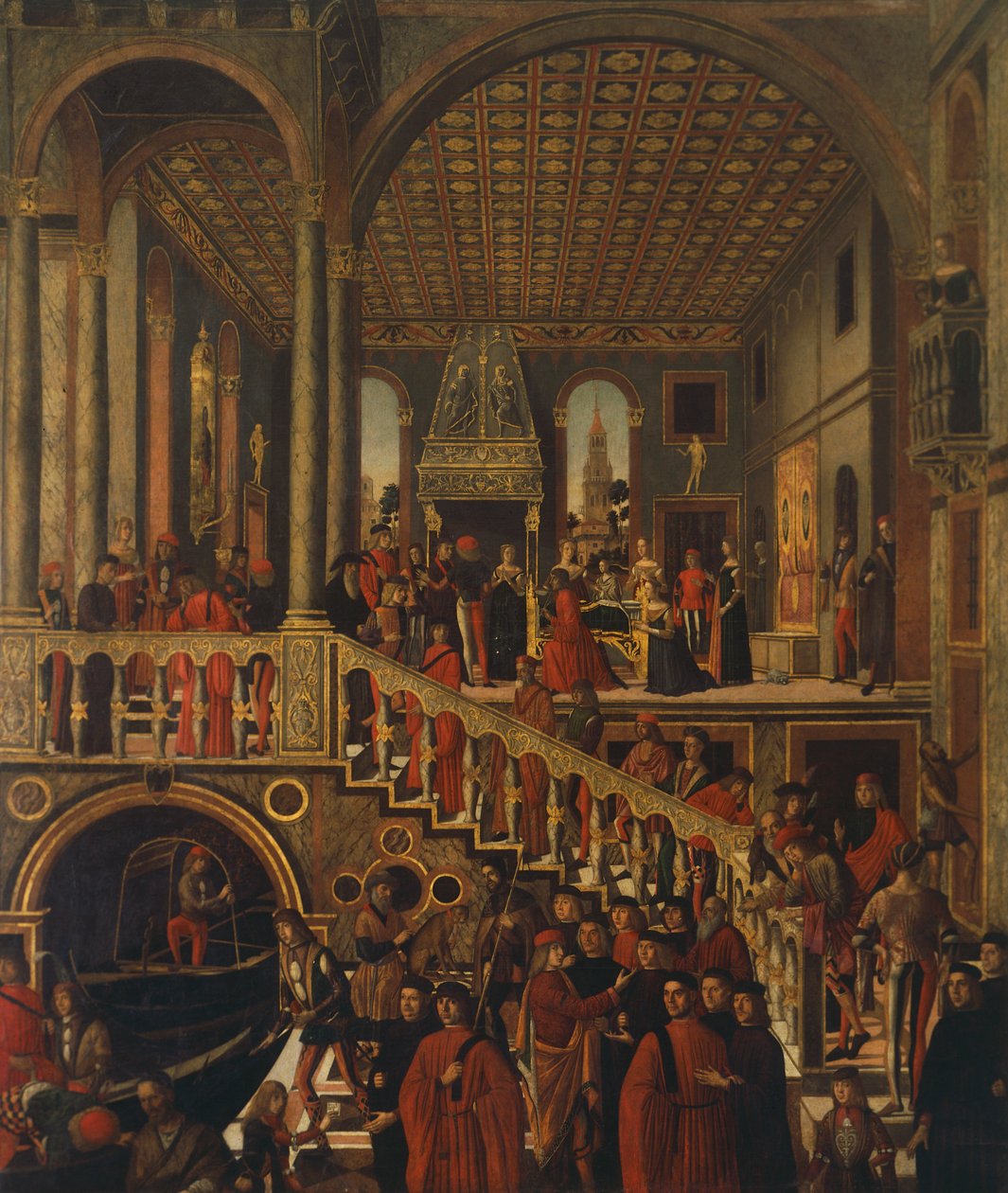 Benvegnudon tyttären ihmeellinen paraneminen af Giovanni di Niccolo Mansueti