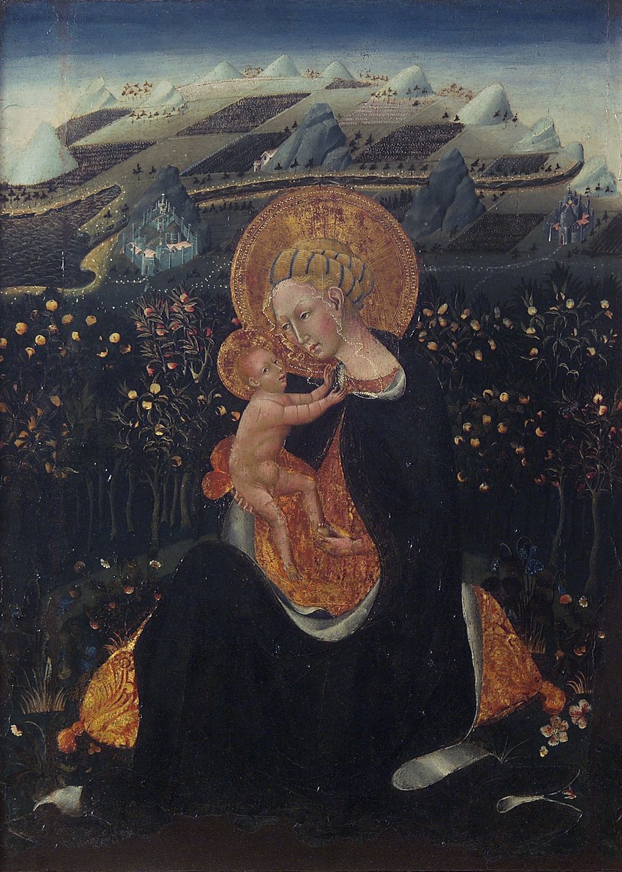 Madonna af ydmyghed af Giovanni di Paolo