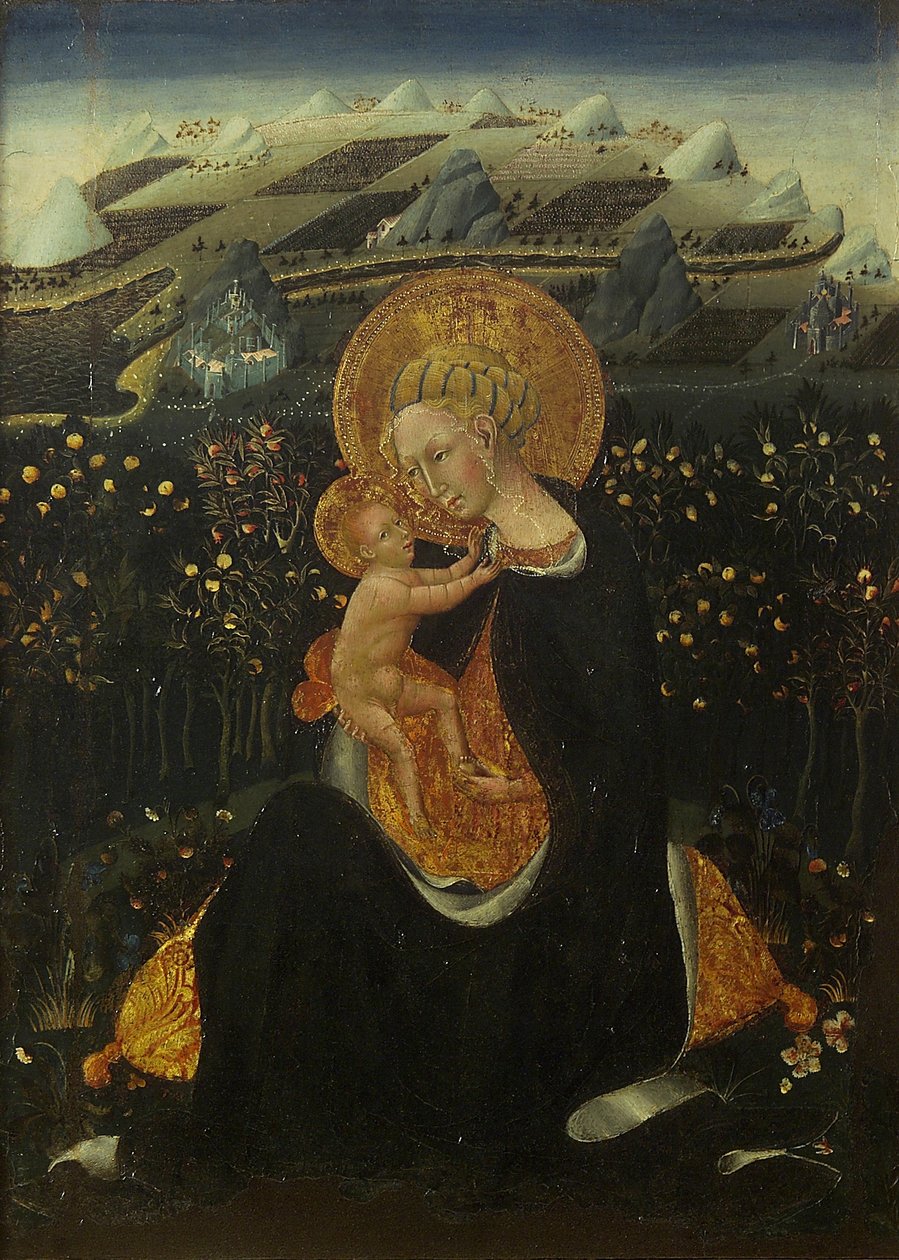 Madonna af ydmyghed af Giovanni di Paolo