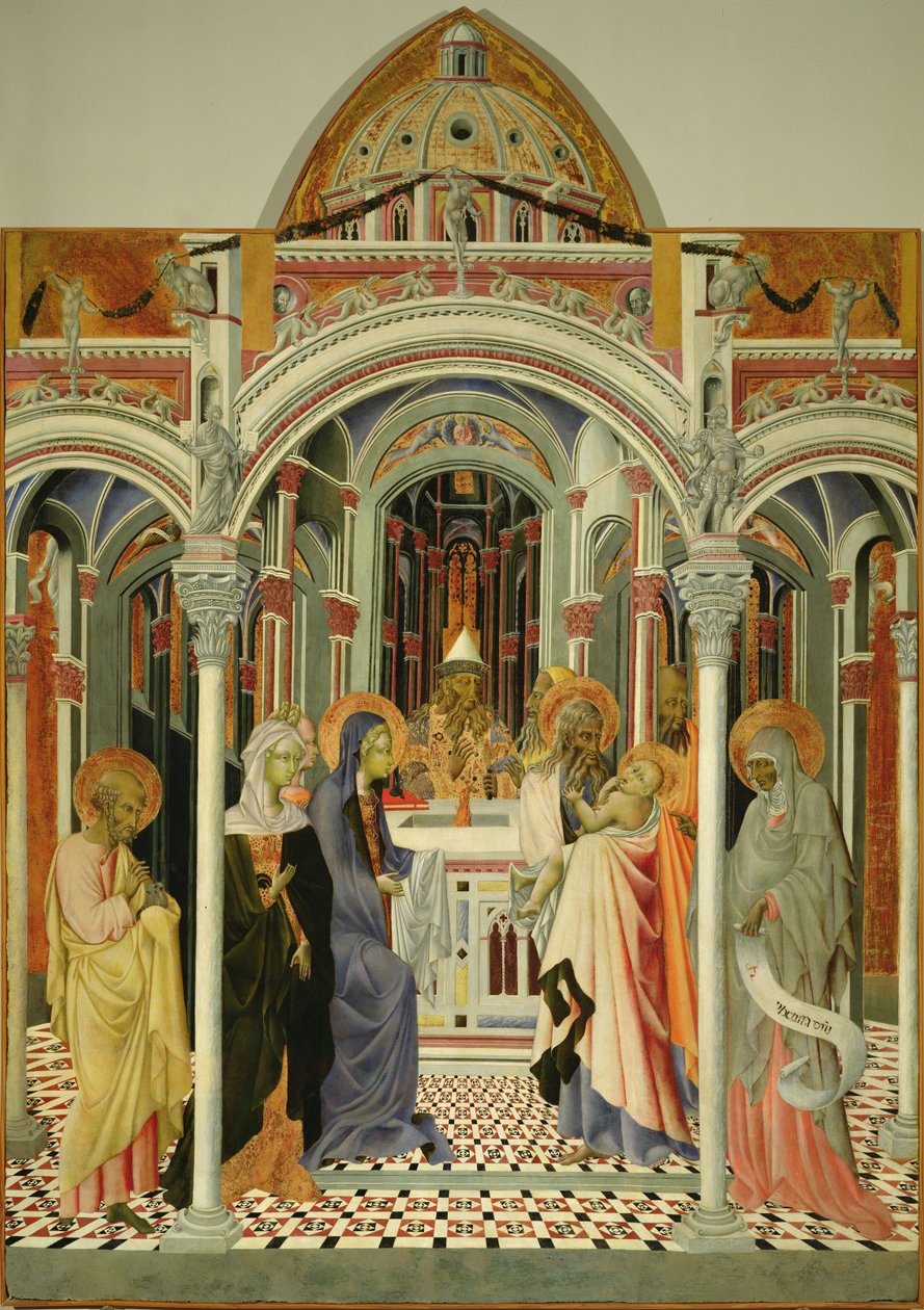 Præsentation af Jesus i templet, efter 1445 af Giovanni di Paolo