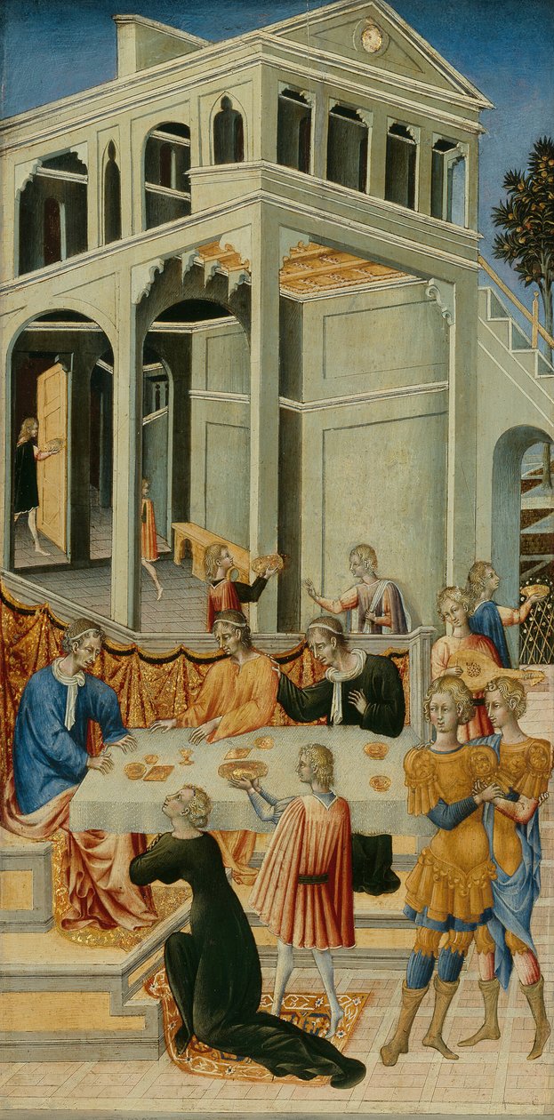 Salome beder Herodes om Johannes Døberens hoved, 145560. af Giovanni di Paolo