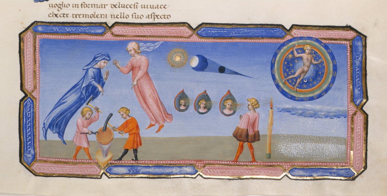 Månens himmel af Giovanni di Paolo