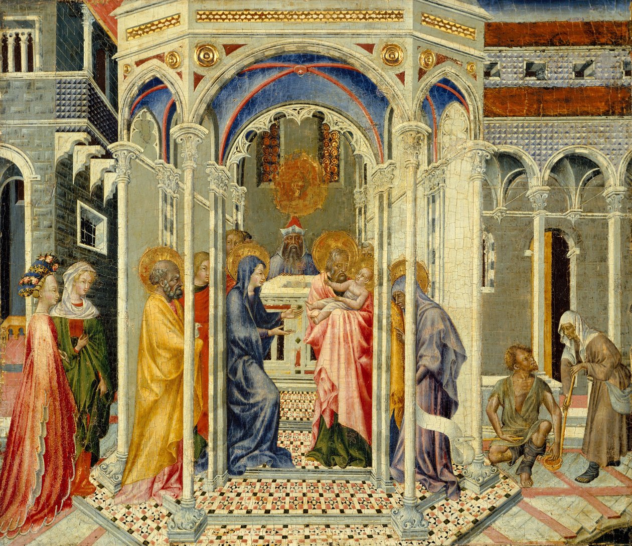 Præsentationen af Kristus i templet, ca. 1435. af Giovanni di Paolo
