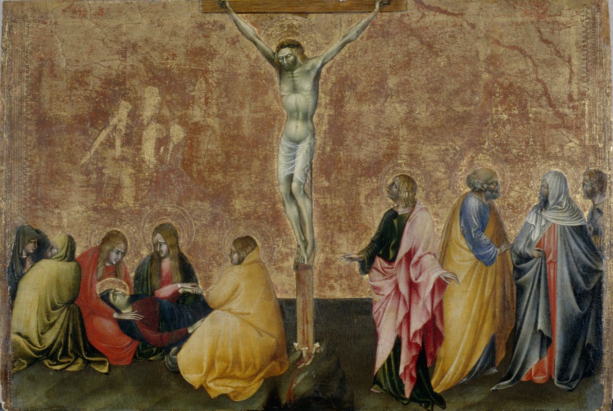 The Crucifixion of Christ, ca. 1445 (tempera på poppeltræ) af Giovanni di Paolo di Grazia