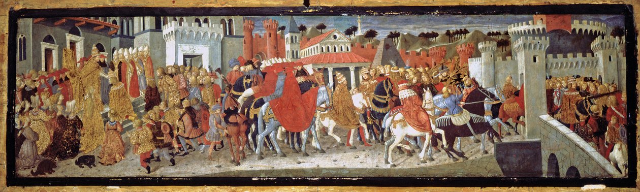 Frederik III og Leonora af Portugal i Rom, 1452 af Giovanni di Ser Giovanni,