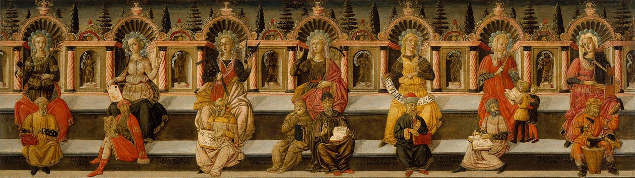 De syv liberale kunster af Giovanni di Ser Giovanni,