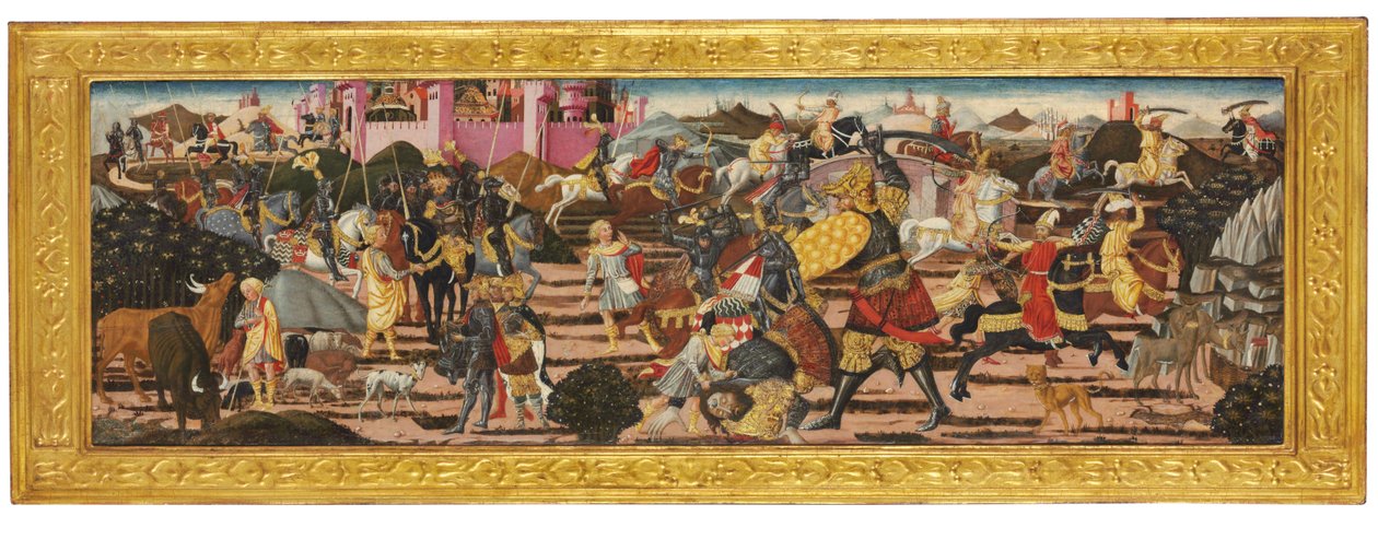 Drabet på Goliat, fra forsiden af en kassone af Giovanni di Ser Giovanni Scheggia