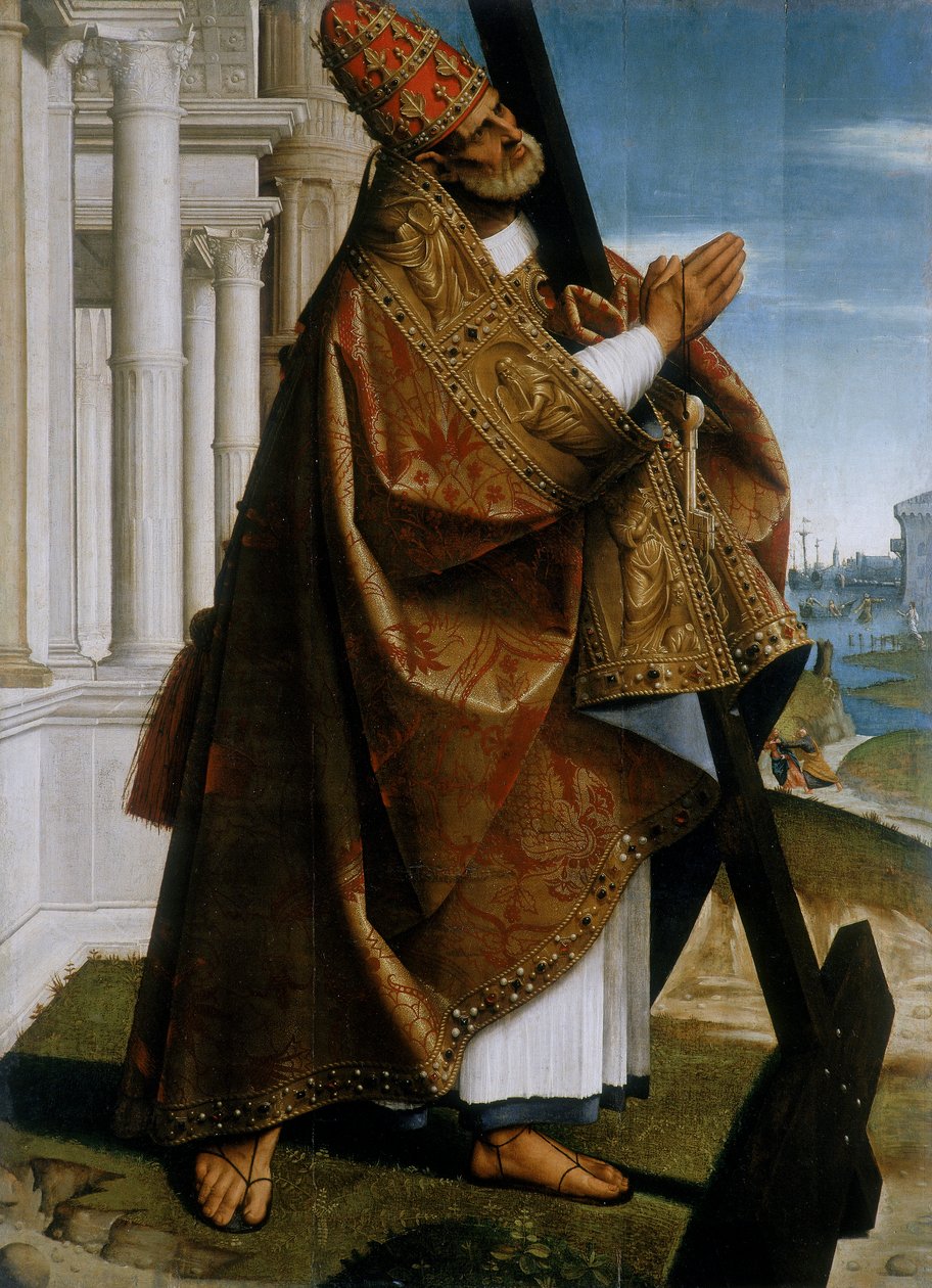 Sankt Peter, ca. 1500-24 af Girolamo Alibrando