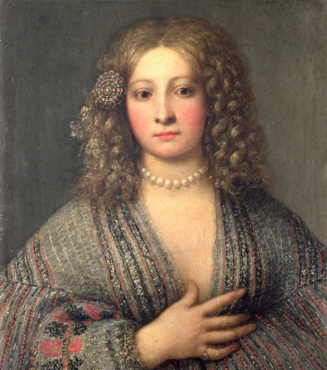 En kurtisane af Girolamo Forabosco