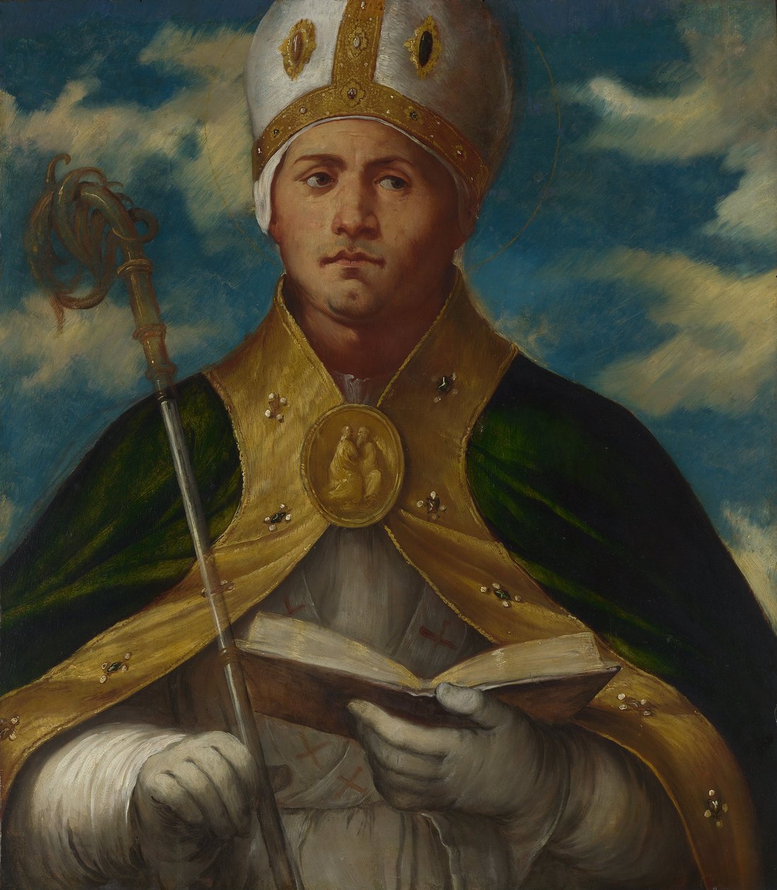 Saint Gaudioso af Girolamo Romanino