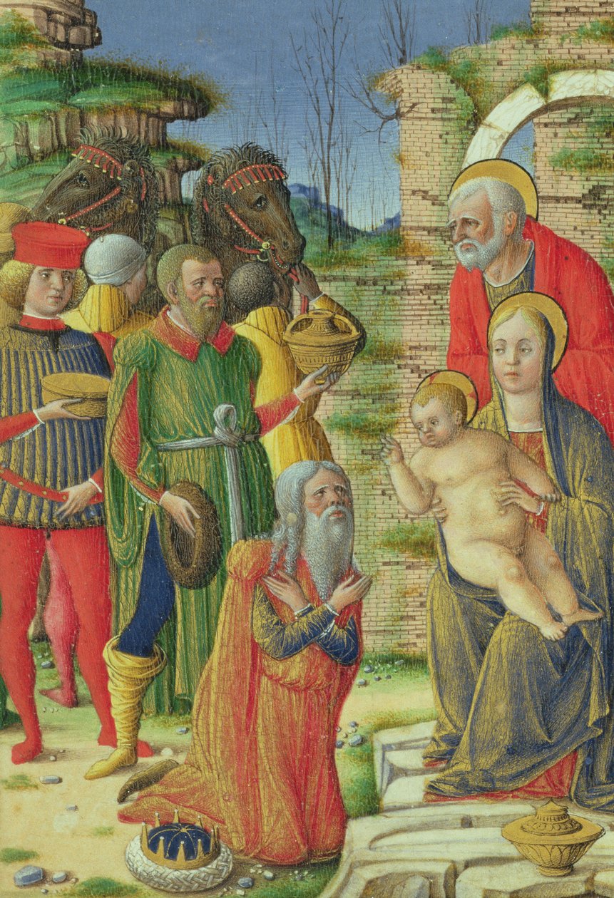 Tilbedelse af Magi, c.1465 af Girolamo da Cremona