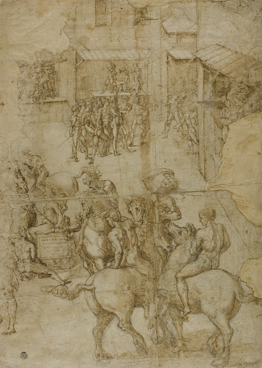 Mytologisk festspil, 1528-29 af Girolamo Genga