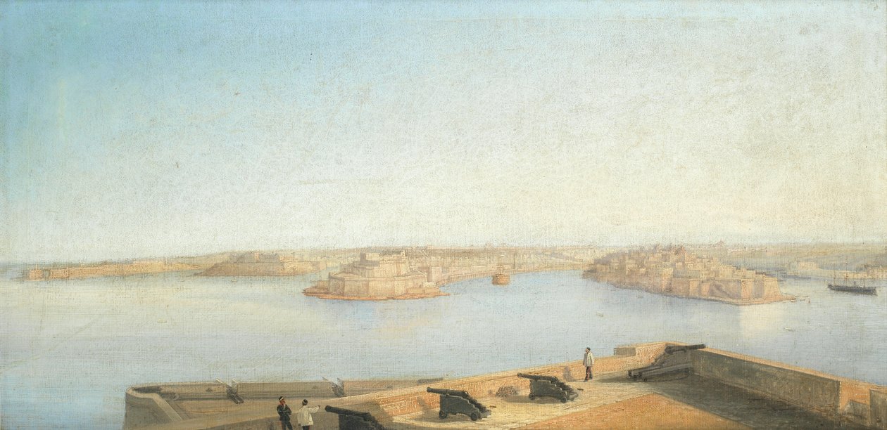 Girolamo Gianni, De tre byer og den store havn, Malta af Girolamo Gianni