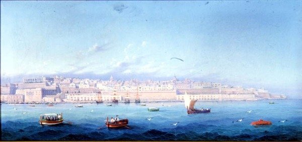 Grand Harbour, Valletta, Malta af Girolamo Gianni