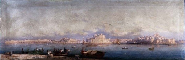 The Grand Harbour, Valletta af Girolamo Gianni