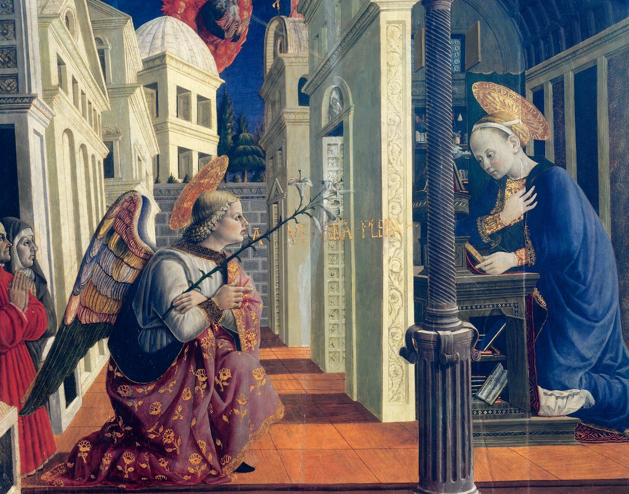 Bebudelse af Girolamo di Giovanni fra Camerino (ca 1449-1473), detalje, ca 1460 af Girolamo Giovanni