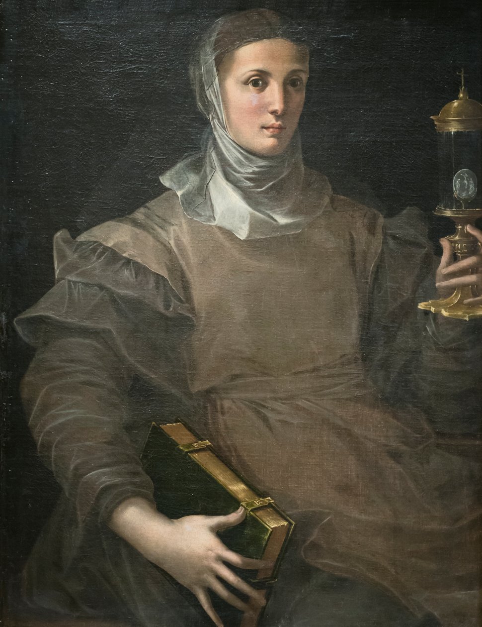 Sankt Clare af Girolamo Mazzola Bedoli